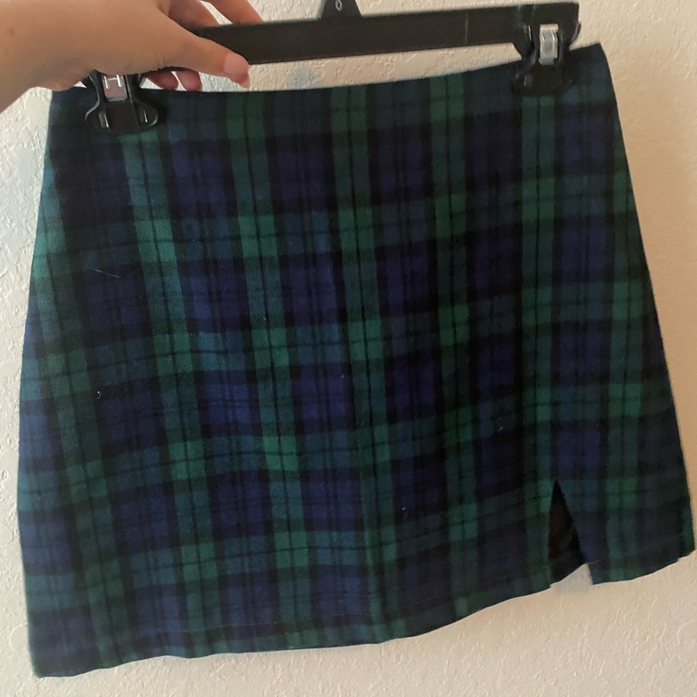 NWOT Plaid mini skirt - great for fall!